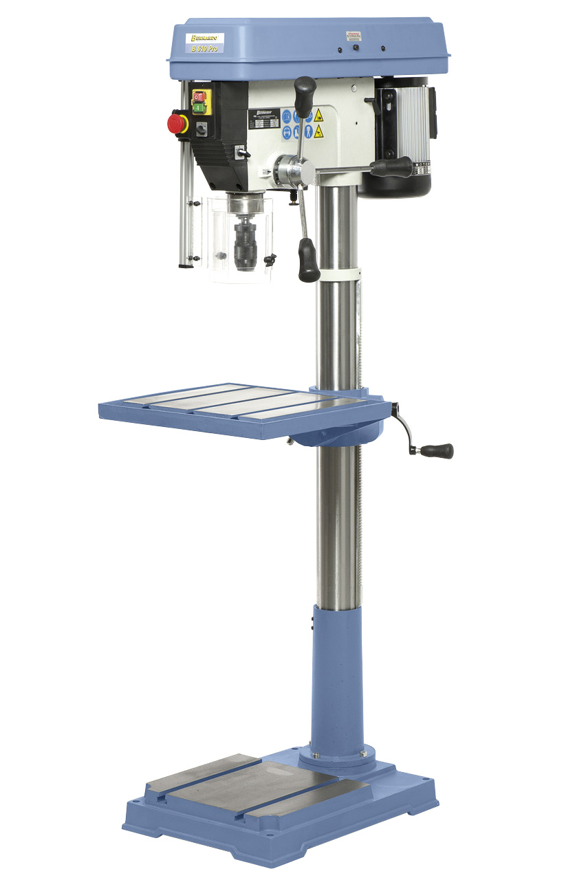 Taladro de columna con transmisión por correa trapezoidal B 610 Pro