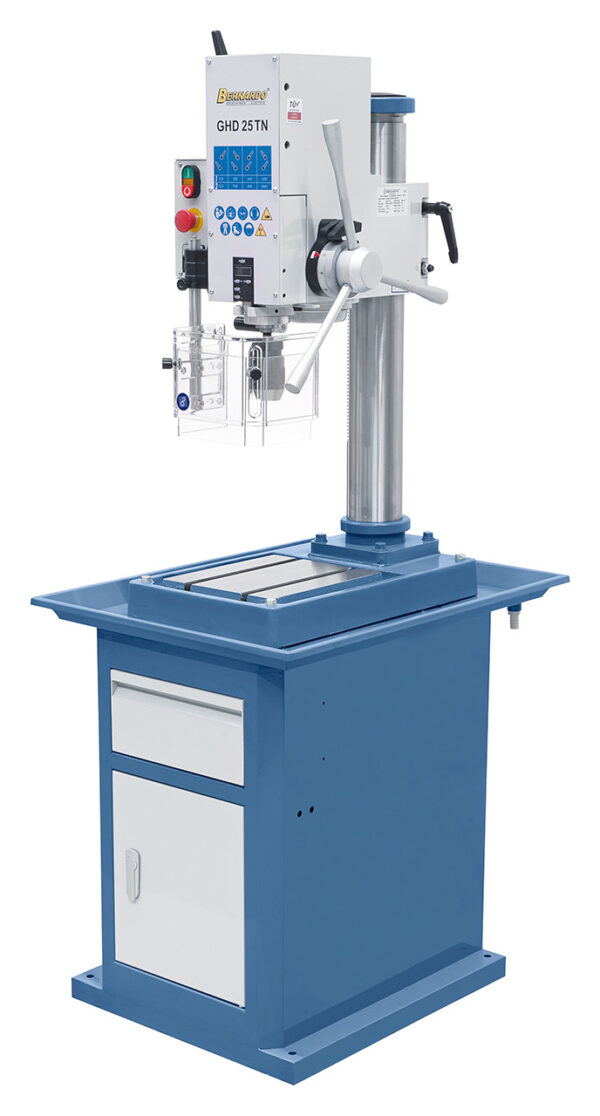 Taladro de columna GHD 25 TN con indicador digital de profundidad de taladro