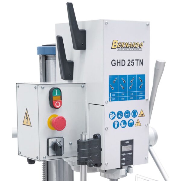 Taladro de columna GHD 25 TN con indicador digital de profundidad de taladro - Imagen 8