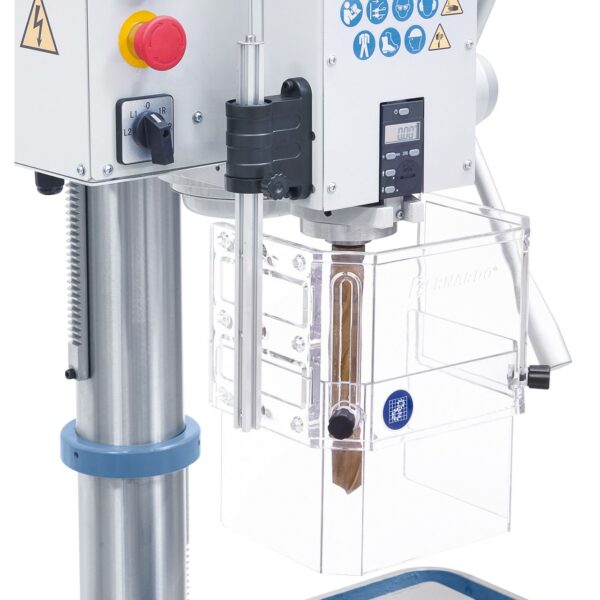 Taladro de columna con engranajes GHD 25 SN con indicador digital de profundidad de taladro - Imagen 7
