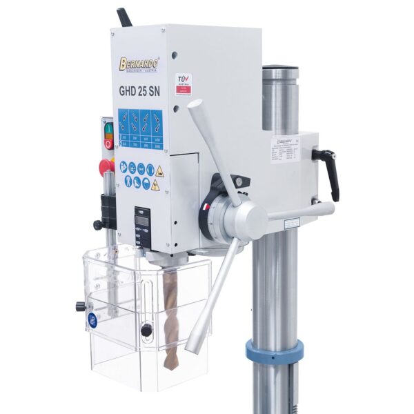 Taladro de columna con engranajes GHD 25 SN con indicador digital de profundidad de taladro - Imagen 8