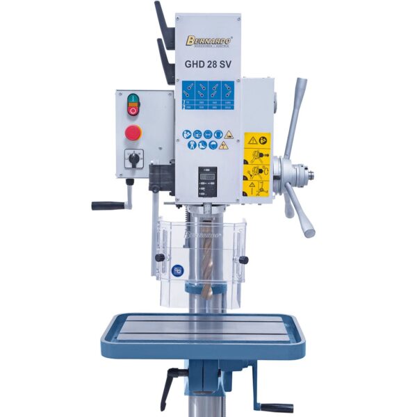 Taladro de columna con engranajes GHD 28 SV con indicador digital de profundidad de taladro - Imagen 4