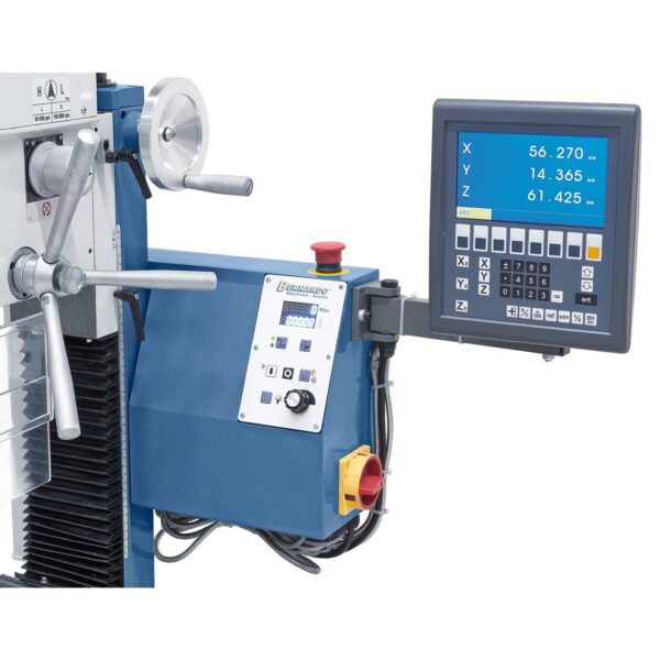 Taladro fresadora KF 28 Top con avance y indicator de posición en 3 ejes ES-12 V - Imagen 7