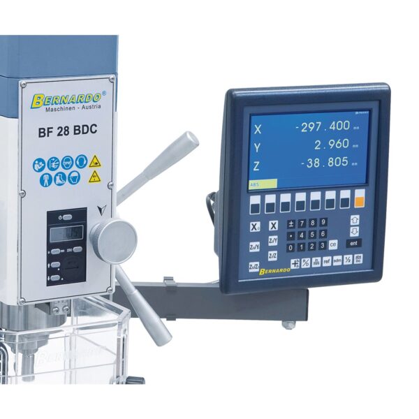 Taladro fresadora BF 28 BDC con avance automático y visualizador en 3 ejes - Imagen 12