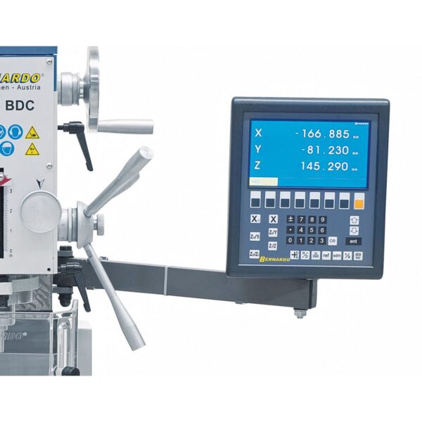 Taladro fresadora BF 35 BDC avance automático y visualizador en 3 ejes - Imagen 9