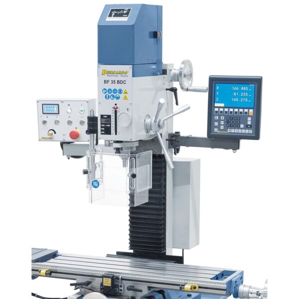 Taladro fresadora BF 35 BDC avance automático y visualizador en 3 ejes - Imagen 12