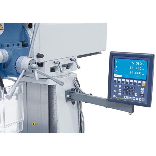Taladro fresadora KF 60 + Visualizador de cotas LCD en 3 ejes ES-12 V + Avance automático para el eje X/Y - Imagen 8