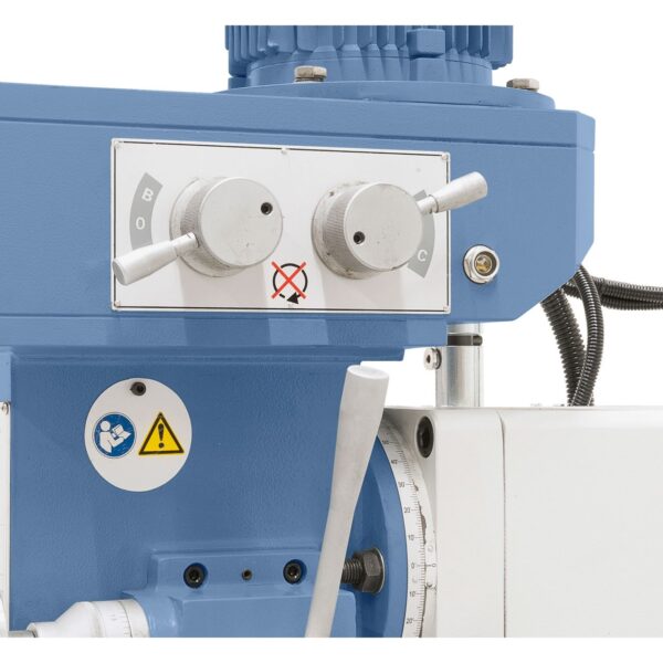 Fresadora universal UWF 80 E incl. indicador de posición de 3 ejes y avance de mesa eje y - Imagen 12