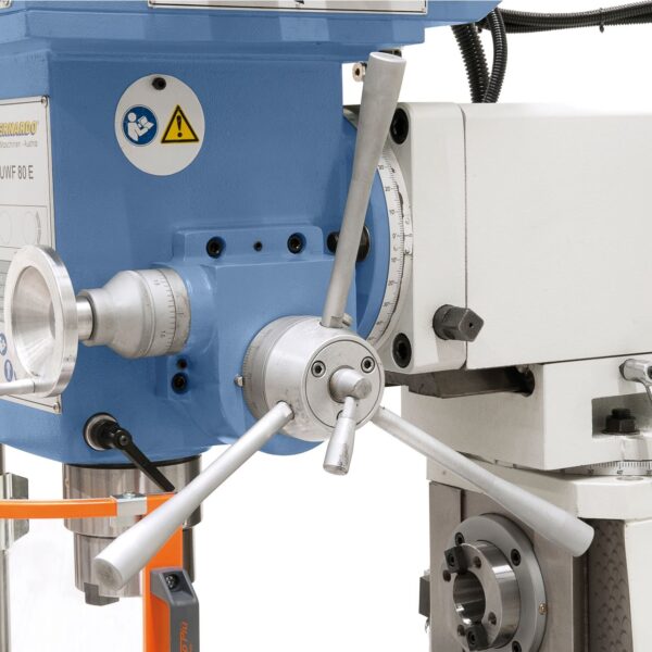 Fresadora universal UWF 80 E incl. indicador de posición de 3 ejes y avance de mesa eje y - Imagen 11