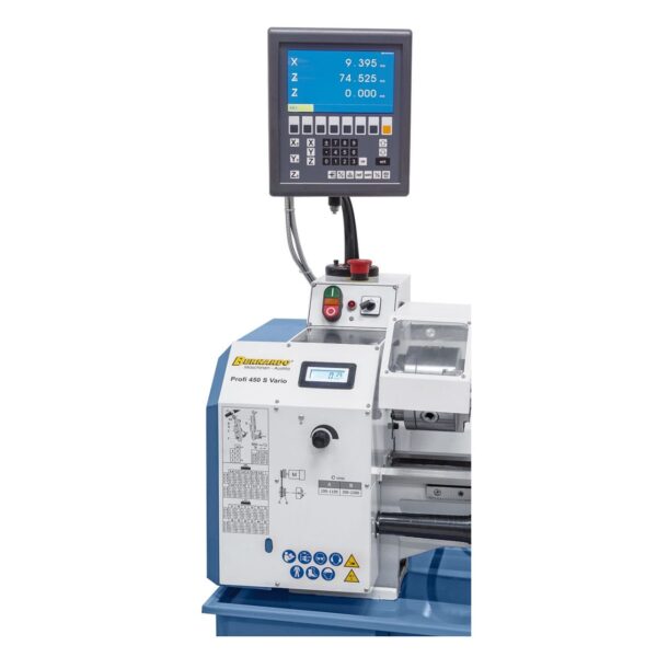 Torno de sobremesa Profi 450 S Vario con visualizador de cotas LCD en 2 ejes ES-12 V / 230 V - Imagen 11
