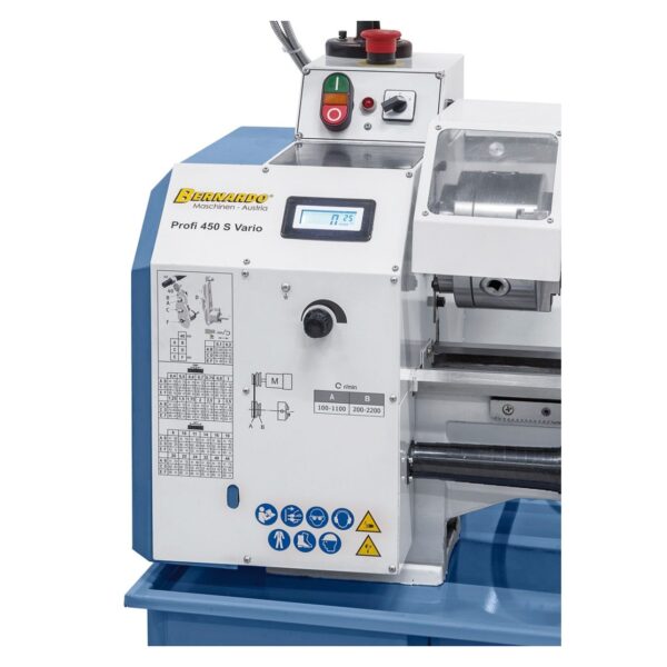 Torno de sobremesa Profi 450 S Vario con visualizador de cotas LCD en 2 ejes ES-12 V / 230 V - Imagen 12