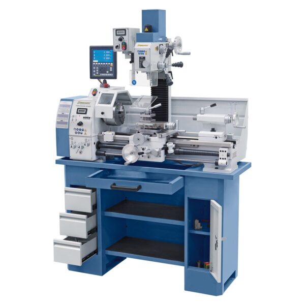 Torno multifunción con taladro fresadora Proficenter 700 BQV incl. indicador de posición de 2 ejes - Imagen 10