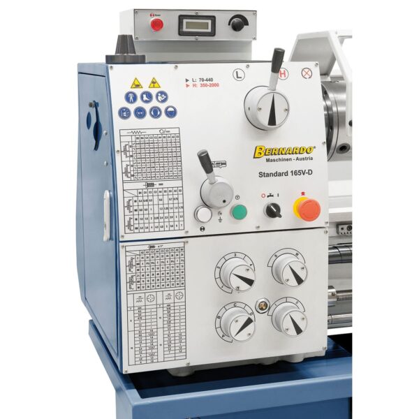 Torno profesional y multifunción Standard 165 V-D incl. indicador de posición de 3 ejes - Imagen 5