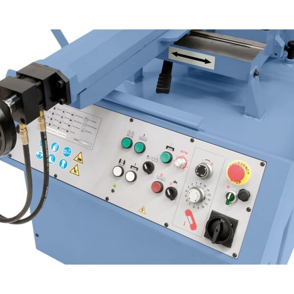 Sierra de cinta para metal con base industrial semiautomática MBS 530 DGA-V - Imagen 5