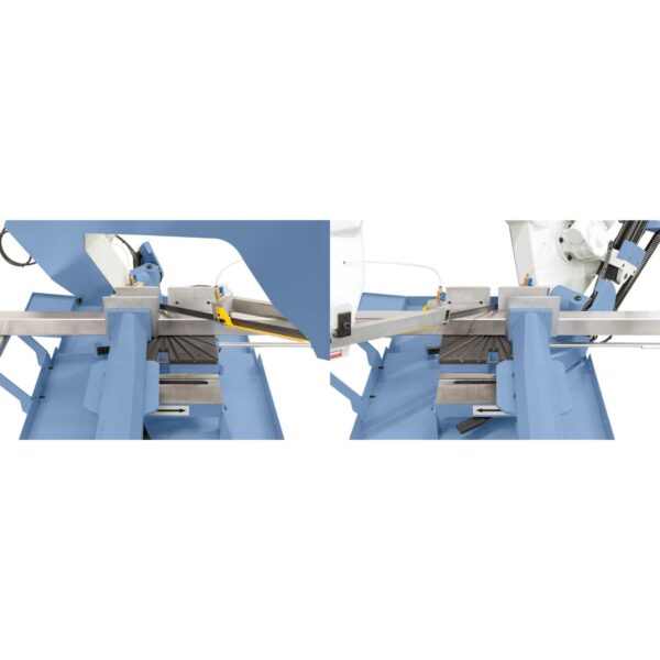 Sierra de cinta para metal con base industrial semiautomática MBS 530 DGA-V - Imagen 8
