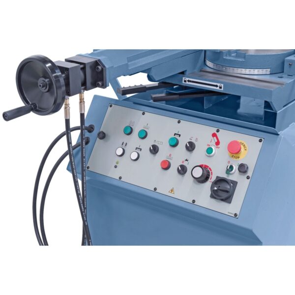 Sierra de cinta para metal con base industrial semiautomática MBS 300 DGA - Imagen 8