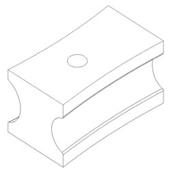 Accesorio para dobladora de tubos Boquilla de guiado 1/4“ G (Ø13,8) x 1/8“ G (Ø 10,5) para BM 42 A / BM 60 A