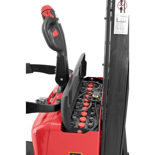 Apilador eléctrico con barra timón EDS 1250 - 2,8, 1250 kg a 2800 mm - Imagen 6