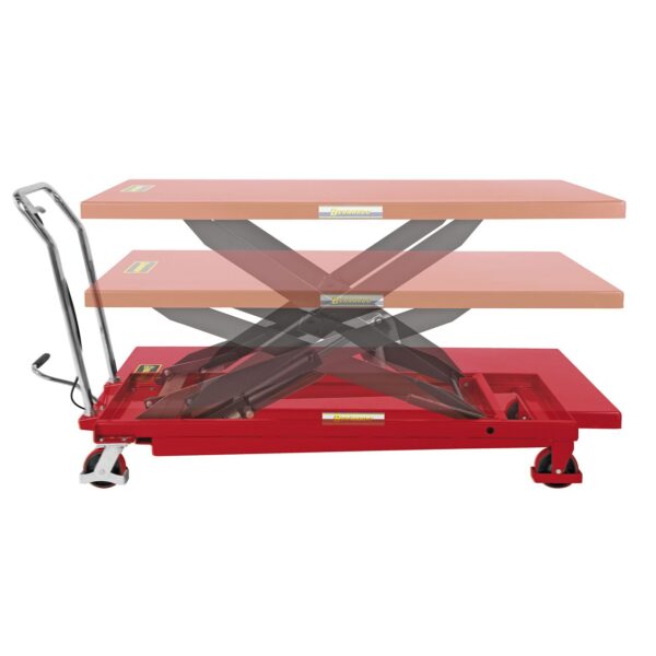 Mesa elevadora manual de tijera de tablero grande TG 500 - Imagen 5