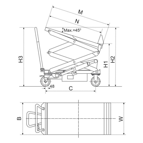 Mesa elevadora e inclinables HK 400 - Imagen 7