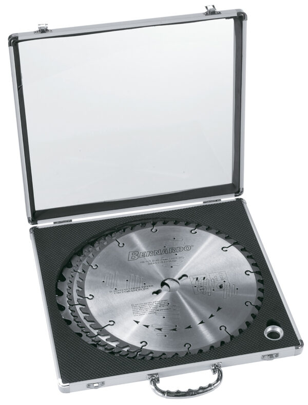Juego de hoja de sierra en maleta de aluminio 3 piezas Juego de hoja de sierra de 315 mm, en maleta de aluminio
