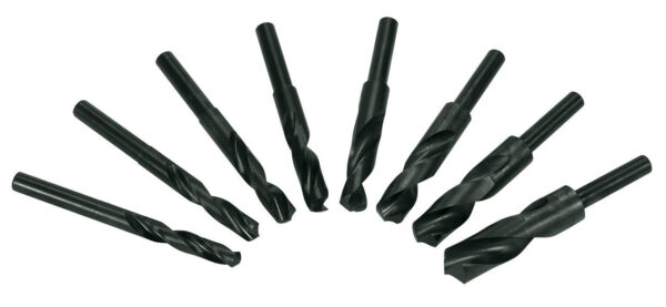Accesorio para Máquina de taladrar Broca espiral HSS con varilla cilíndrica de 8 piezas, 13-25 mm, juego D