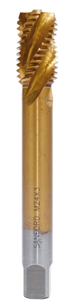 Accesorio para roscadoras Macho de roscar de cobalto para máquinas HSSE M24