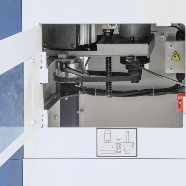 Fresadora tupi para madera con mesa escuadradora deslizante T 500 PF - 230 V - Imagen 7