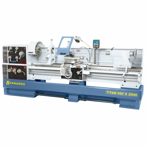 Torno universal con indicador digital Titan 660 x 2000 Bernardo