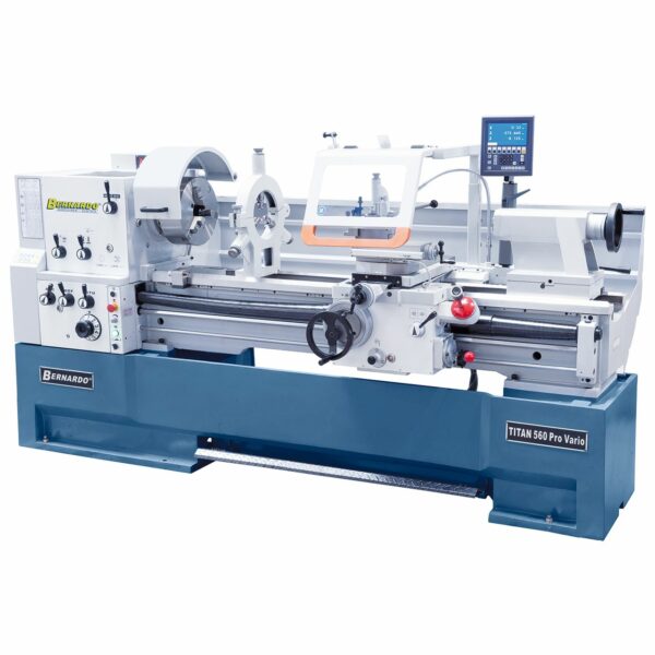 Torno universal de velocidad variable sin escalones Titan 560 x 3000 Pro Vario Bernardo