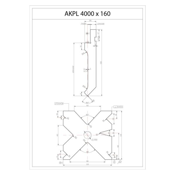 AKPL 4000 x 160 Plegadora hidráulica con barra antideflexión - Imagen 20