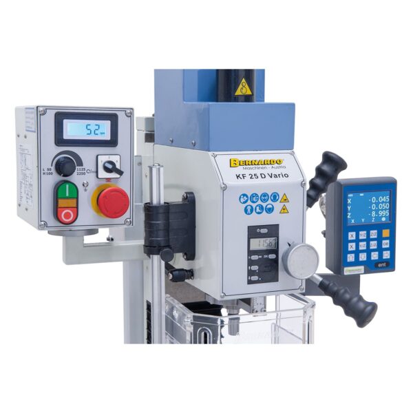 Taladro fresadora KF 25 L Vario con visualizador de contas en 3 ejes DT 40 - Imagen 7