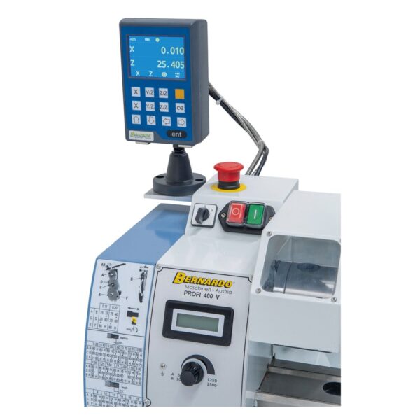 Torno metal sobremesa Profi 400 V / 230 V incl. visualizador de cotas en 2 ejes DT 40 - Imagen 8
