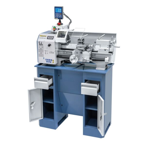 Torno metal sobremesa Profi 450 S Vario / 230 V con visualizador de cotas LCD en 2 ejes DT 40 - Imagen 2