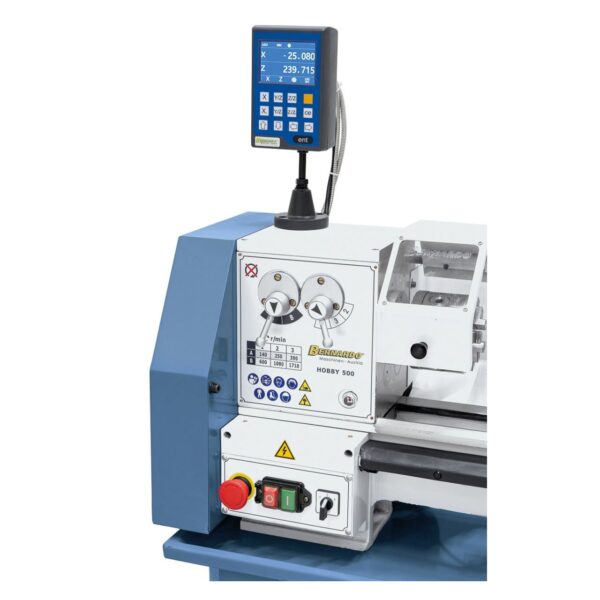 Torno metal sobremesa Hobby 500 / 230 V con Visualizador de contas en 3 ejes DT30 - Imagen 10
