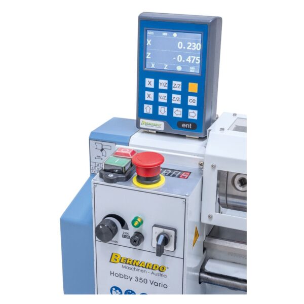 Torno de sobremesa Hobby 350 Vario / 230 V inkl. 2-Achs Digitalanzeige DT 40 - Imagen 10
