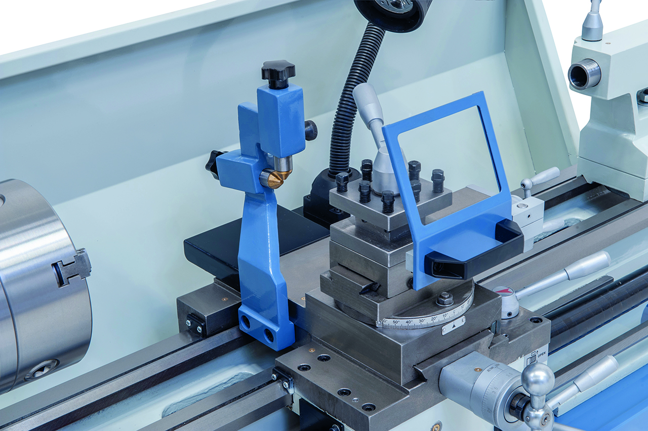 Torno para metal Bernardo Hobby 910 G 400 V con visualizador digital de 3 ejes ES-12 V - Imagen 16