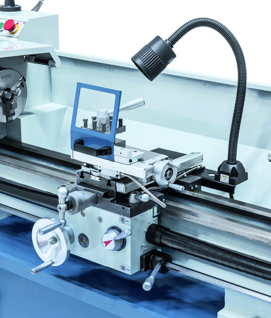 Torno para metal Bernardo Hobby 910 G 400 V con visualizador digital de 3 ejes ES-12 V - Imagen 5